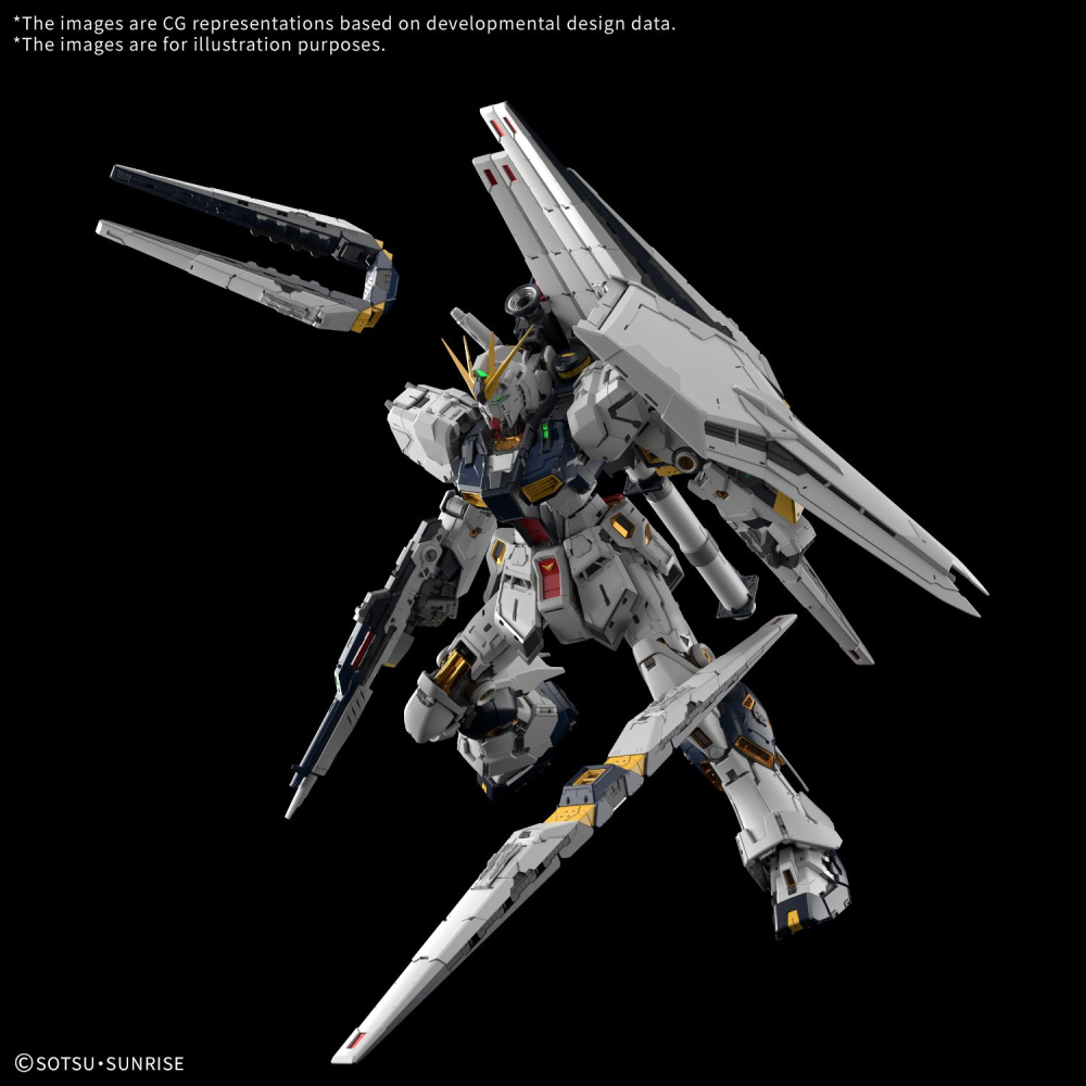K3ns - Preorder PG Unleashed Nu Gundam v Gundam - Bandai Model Kit